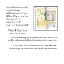 Load image into Gallery viewer, Pied á Coudre